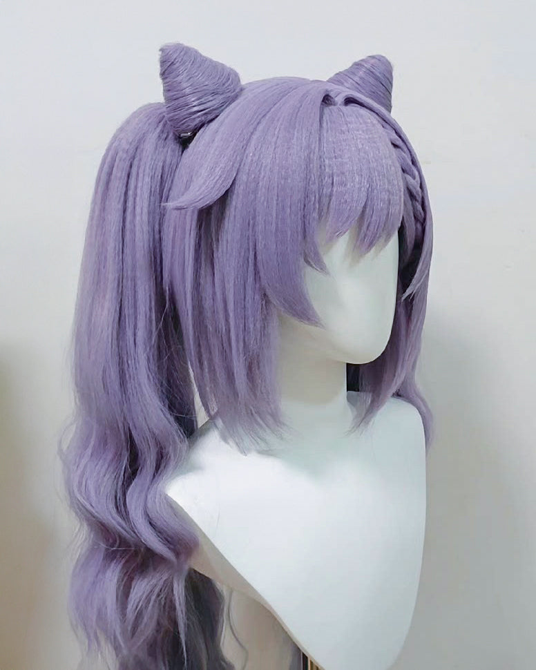 [Cakycos] Keqing Genshin Impact Cosplay Styling Commission Wig - Cakycos