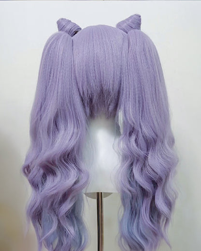 [Cakycos] Keqing Genshin Impact Cosplay Styling Commission Wig - Cakycos