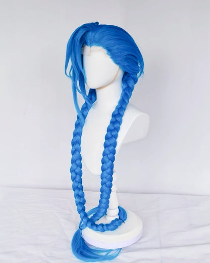[Cakycos] Jinx League of Legends Arcane Cosplay Styling Commission Wig