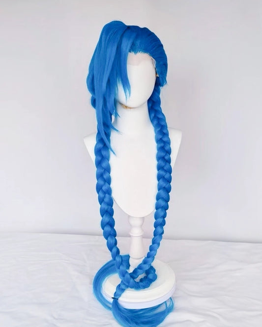 [Cakycos] Jinx League of Legends Arcane Cosplay Styling Commission Wig