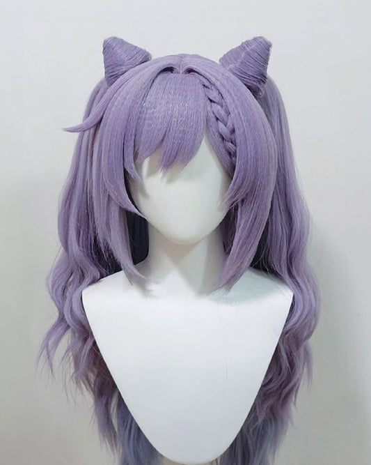 [Cakycos] Keqing Genshin Impact Cosplay Styling Commission Wig - Cakycos