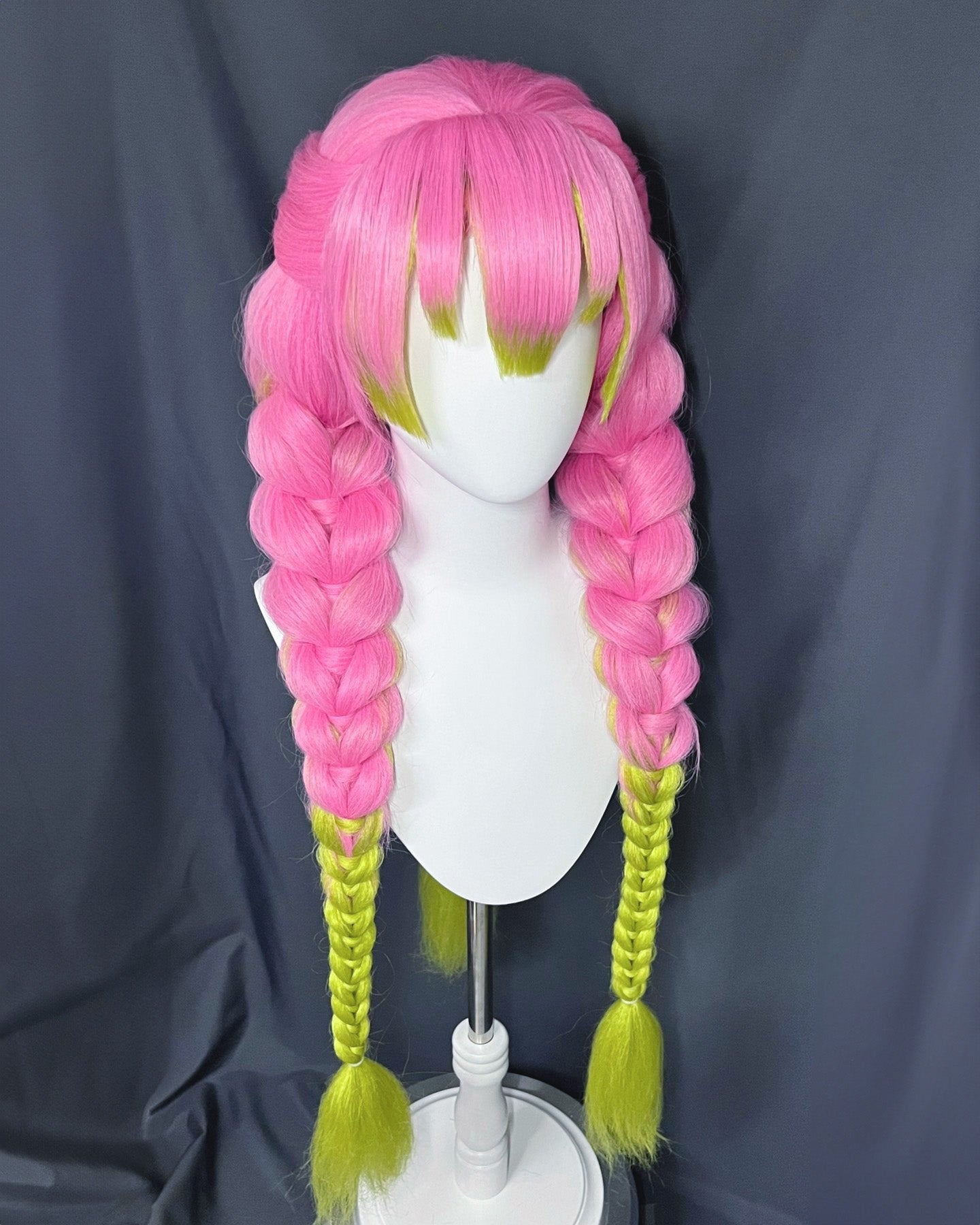 [Cakycos]  Mitsuri Kanroji Demon Slayer Cosplay Styling Commission Wig - Cakycos