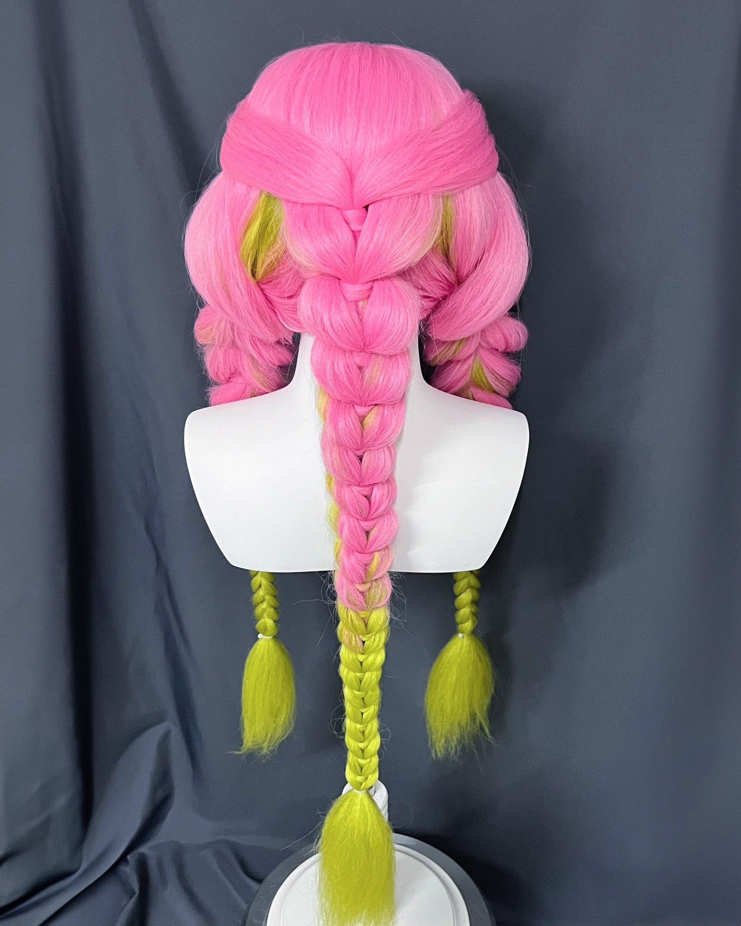 [Cakycos]  Mitsuri Kanroji Demon Slayer Cosplay Styling Custom Commission Wig - Cakycos