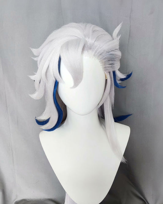 [Cakycos] Neuvillette Genshin Impact Cosplay Styling Commission Wig - Cakycos