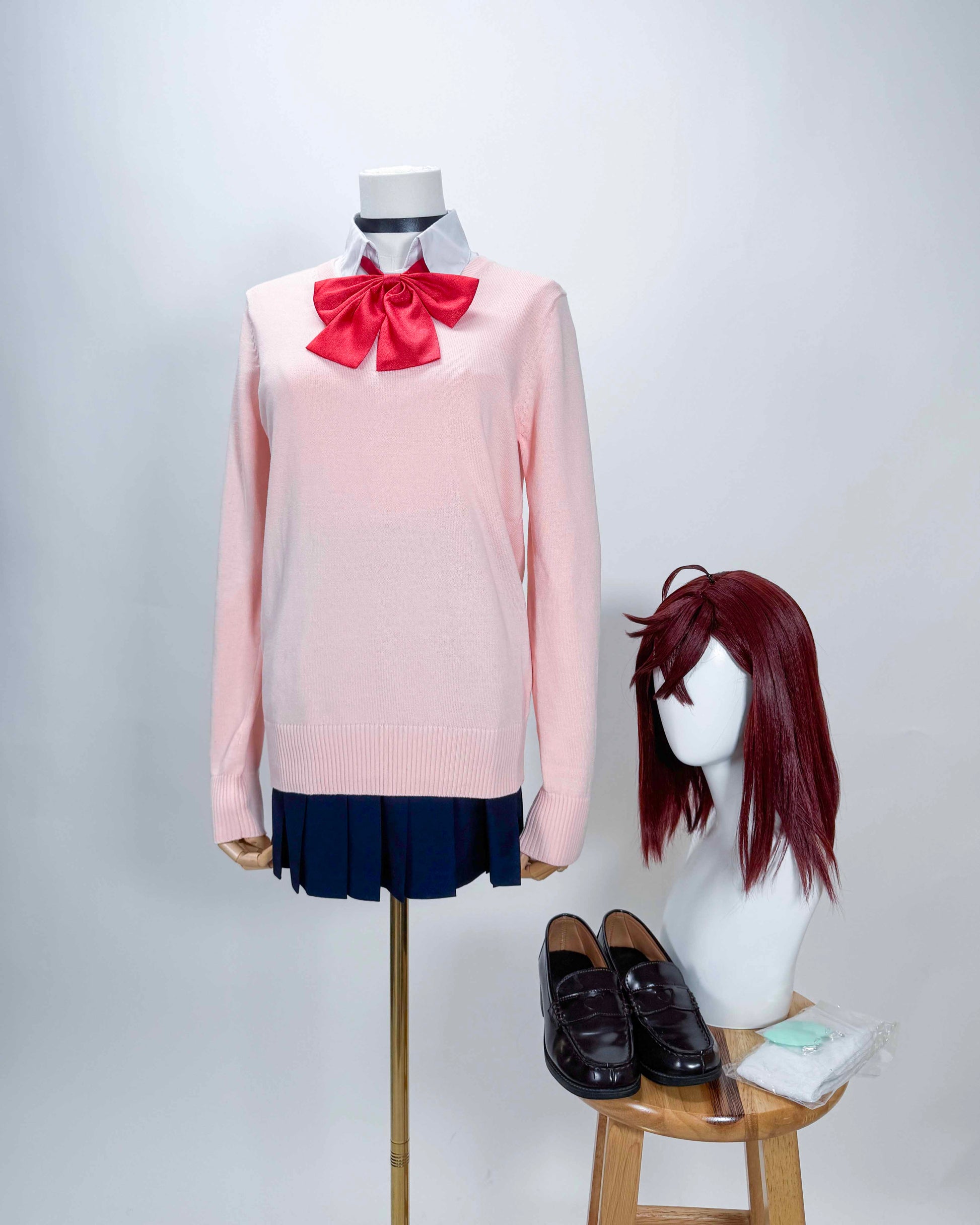 [Cakycos][New] Ayase Momo Dandadan Cosplay Wholeset Costume Wig - Cakycos