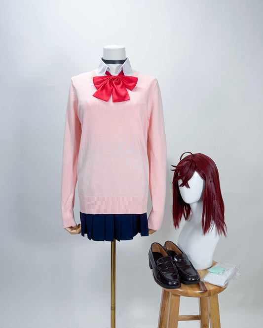 [Cakycos][New] Ayase Momo Dandadan Cosplay Wholeset Costume Wig - Cakycos