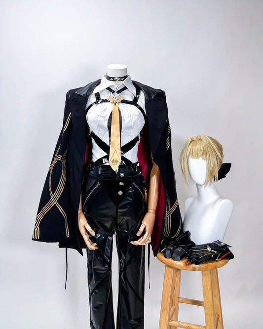 [Cakycos][New] Evelyn Chevalier Zenless Zone Zero Cosplay Wholeset Costume Wig - Cakycos