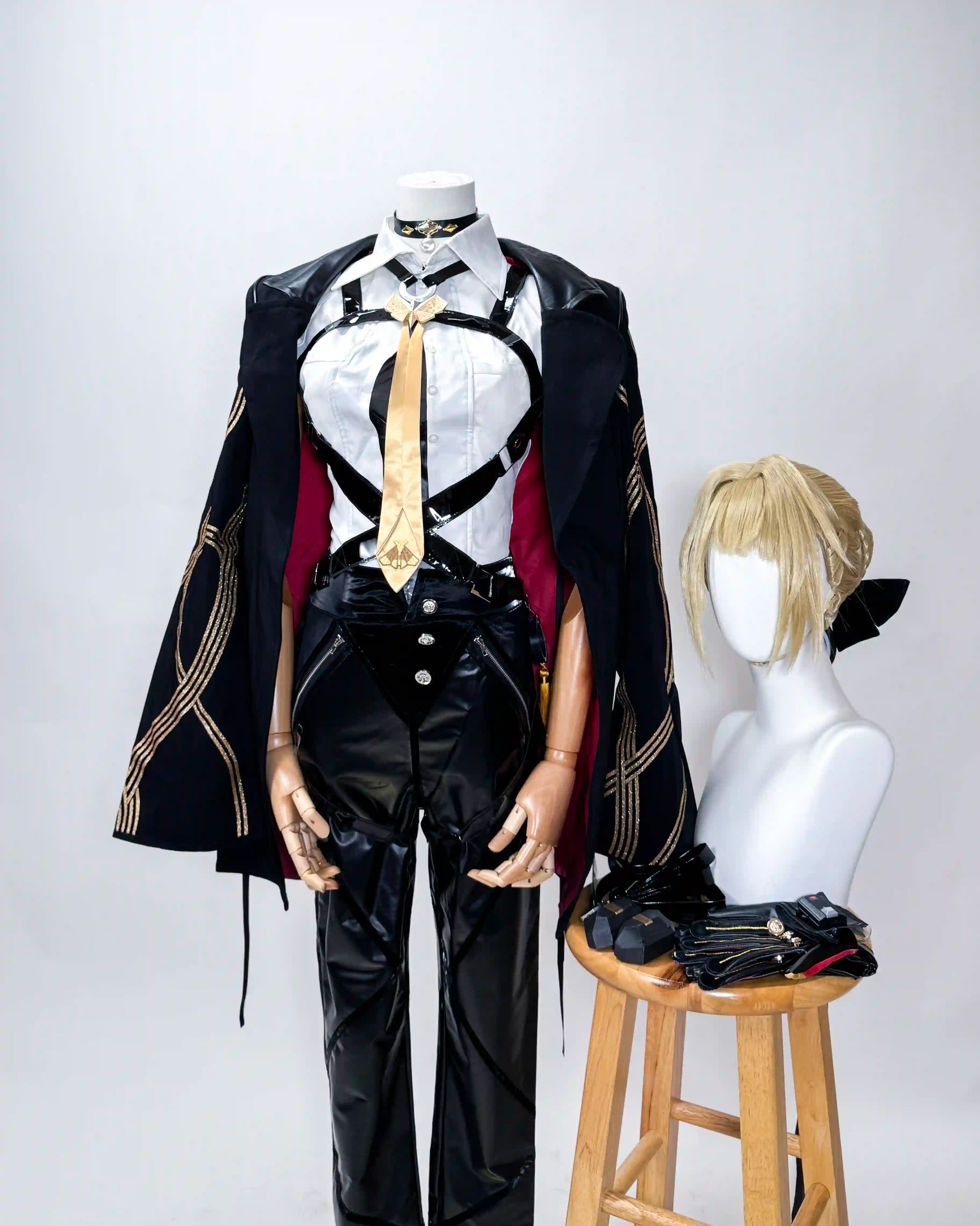 [Cakycos][New] Evelyn Chevalier Zenless Zone Zero Cosplay Wholeset Costume Wig - Cakycos
