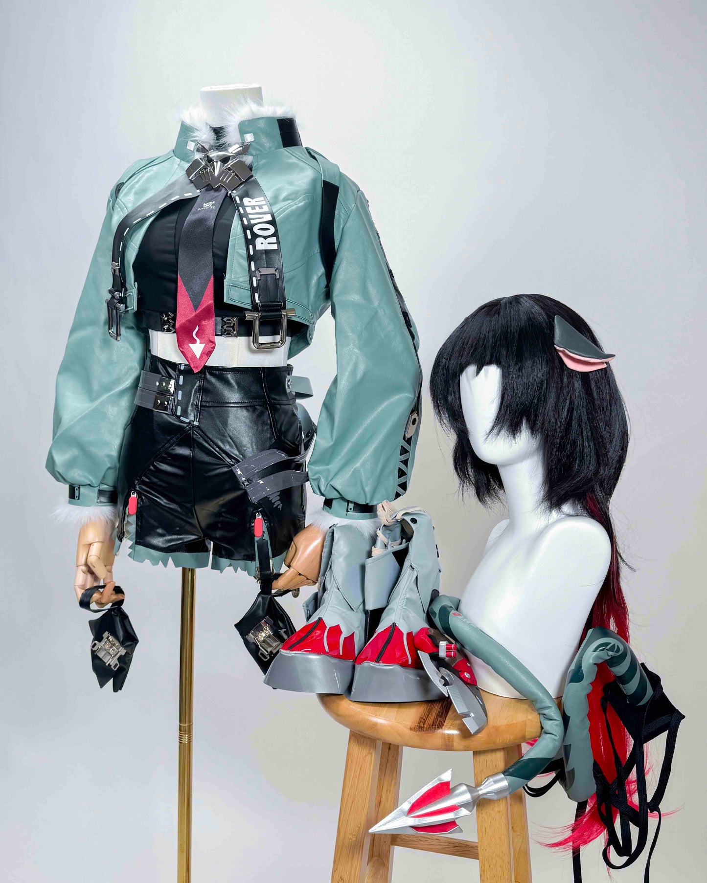 [Cakycos][New] Jane Doe Zenless Zone Zero Cosplay Wholeset Costume Wig - Cakycos
