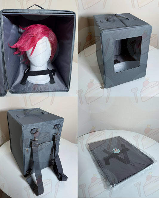 [Cakycos] [New] Premium Cosplay Styled Wig Travel Case and Storage Box - Cakycos