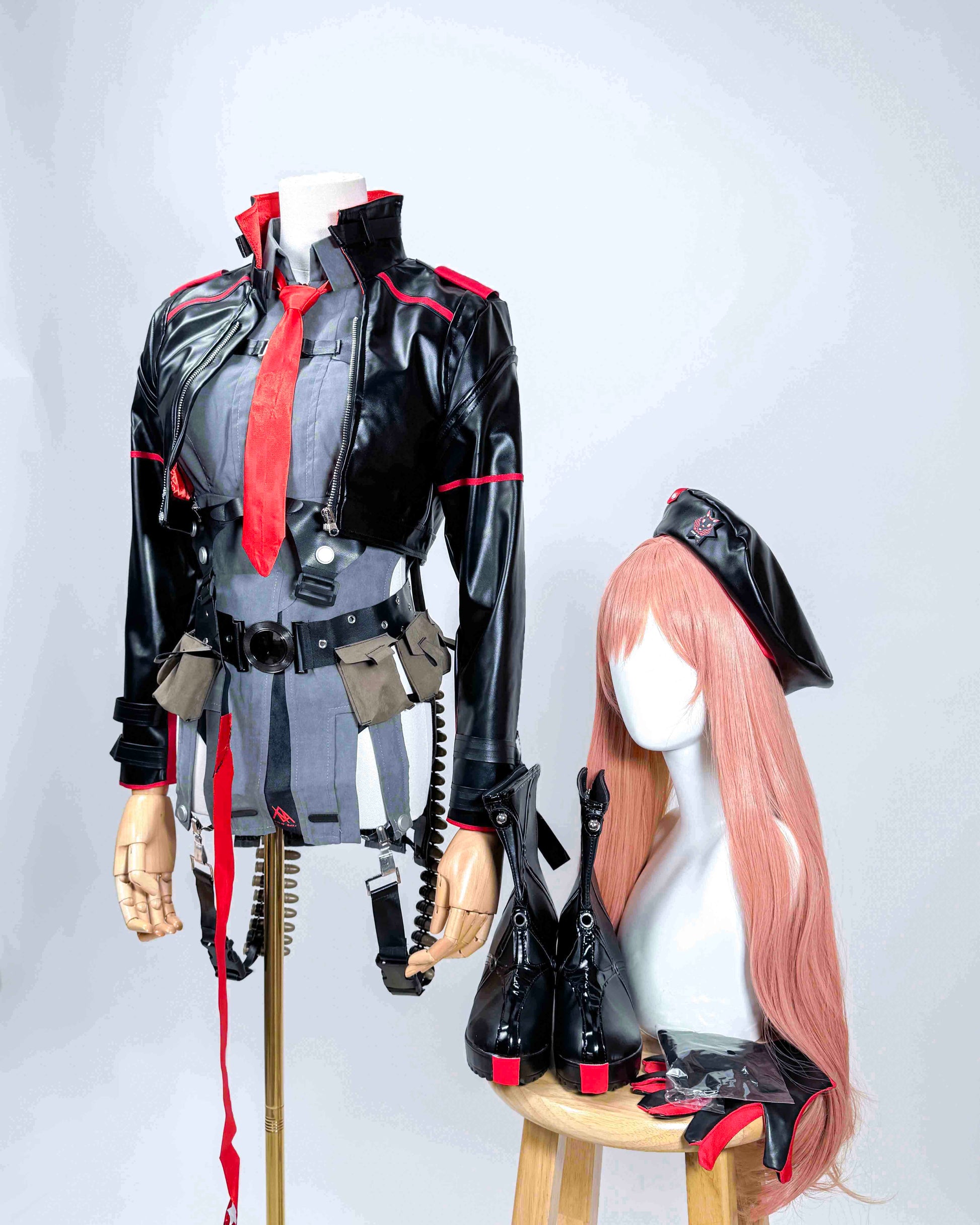 [Cakycos][Rental] Rapi Normal Goddess of Victory: Nikke Cosplay Wholeset Costume Wig - Cakycos