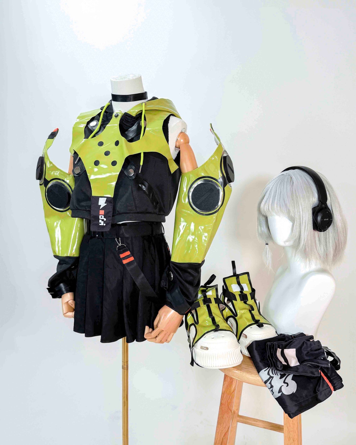 [Cakycos][New] Anby Zenless Zone Zero Cosplay Wholeset Costume Wig - Cakycos