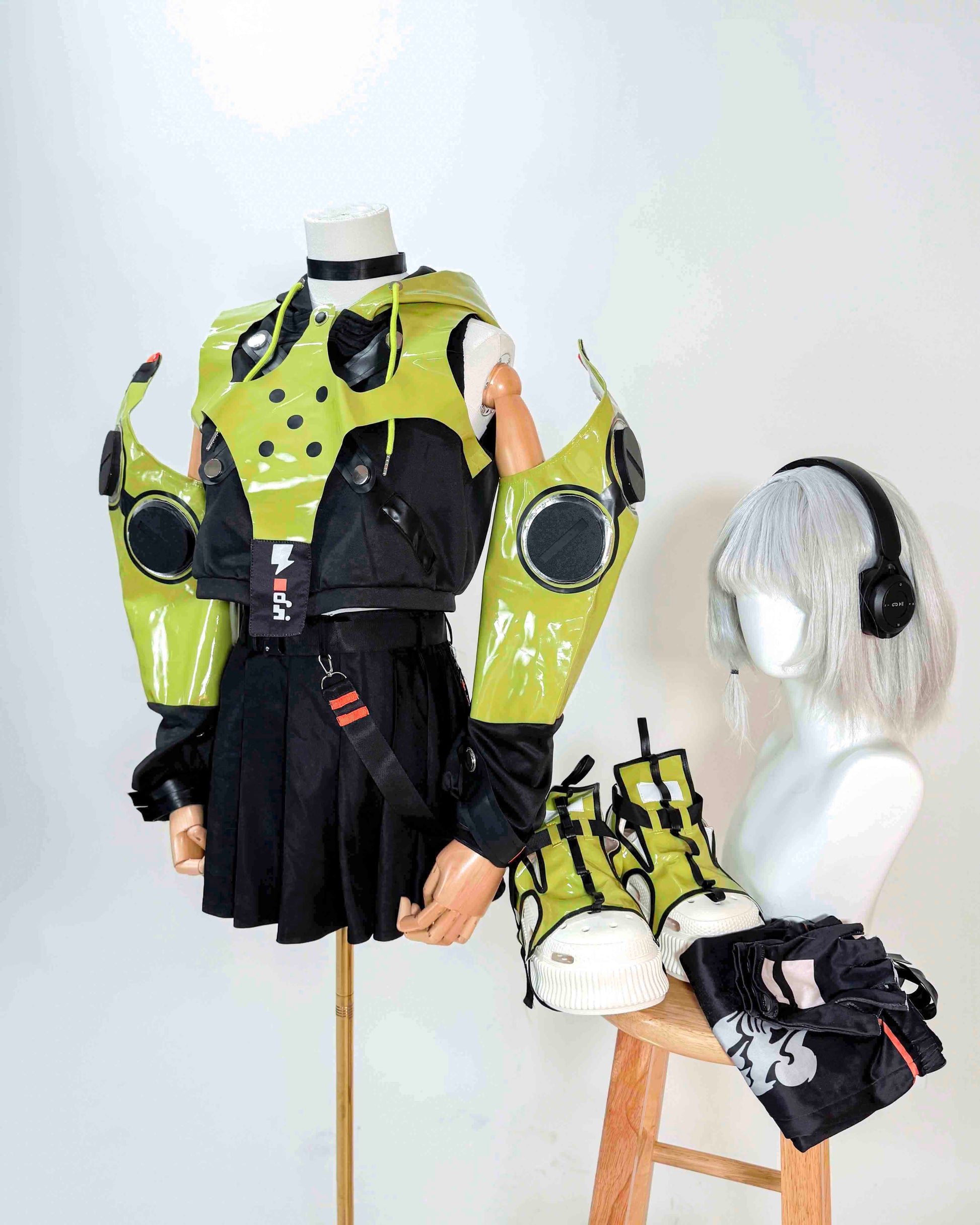 [Cakycos][New] Anby Zenless Zone Zero Cosplay Wholeset Costume Wig - Cakycos