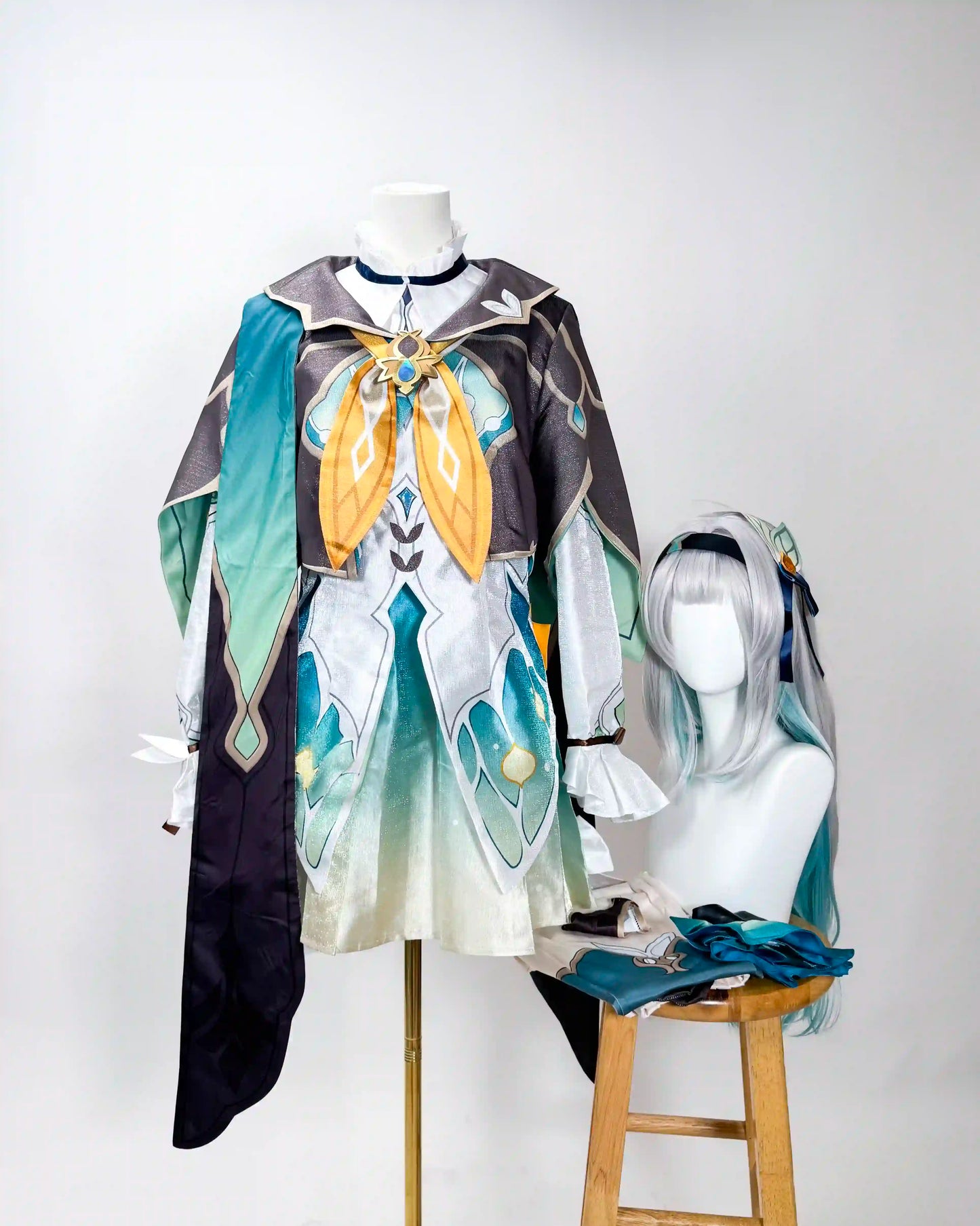 [Cakycos][Pre-owned] Firefly Honkai: Star Rail Cosplay Wholeset Costume Wig