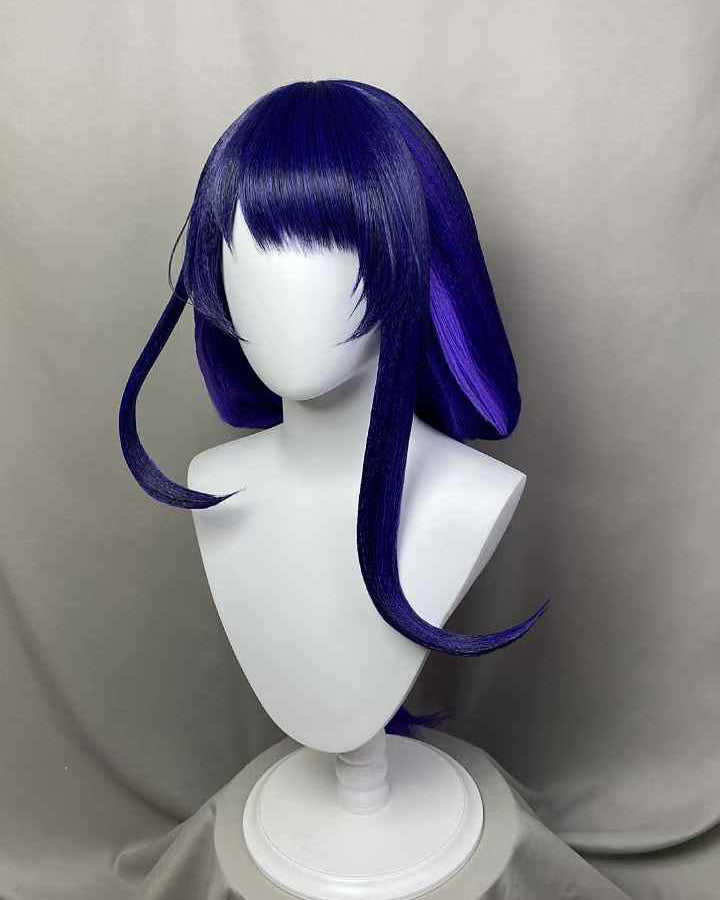 [Cakycos] Raiden Shogun Genshin Impact Cosplay Styling Commission Wig - Cakycos