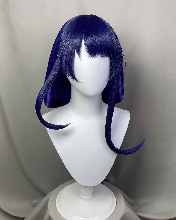 [Cakycos] Raiden Shogun Genshin Impact Cosplay Styling Commission Wig - Cakycos
