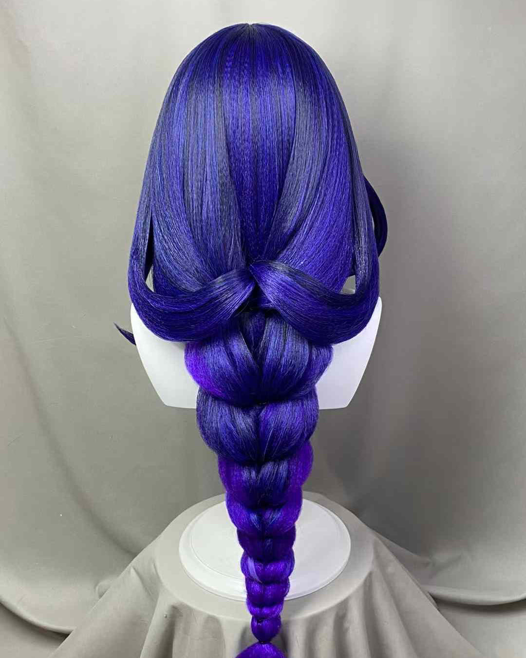 [Cakycos] Raiden Shogun Genshin Impact Cosplay Styling Commission Wig - Cakycos