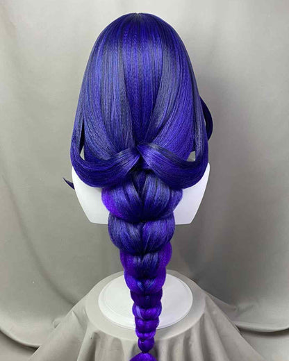 [Cakycos] Raiden Shogun Genshin Impact Cosplay Styling Commission Wig - Cakycos