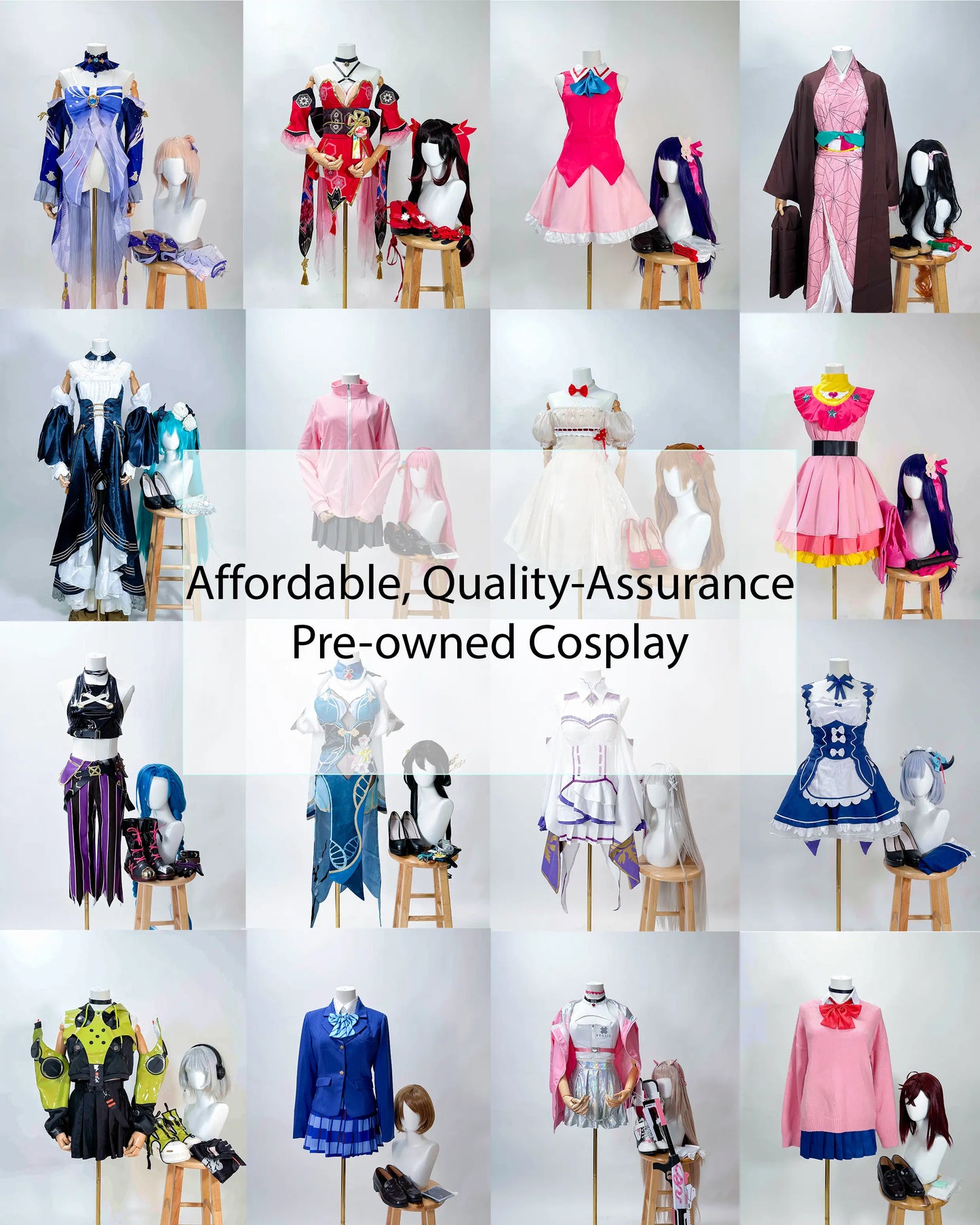 [Cakycos] [Pre-owned] Used Cosplay Inventory Costume Wig Props